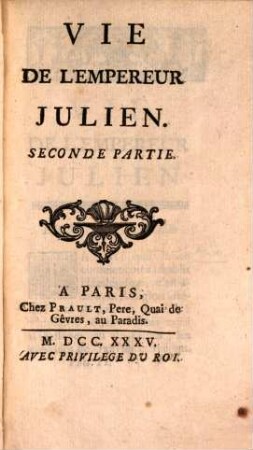 Vie de l'empereur Julien, Partie 2