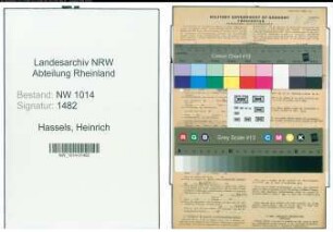 Entnazifizierung Heinrich Hassels , geb. 14.07.1890 (Kaufmann)