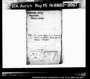 Die Unterhaltungspflicht des Wasserzuges "Küthauer" bei Riepe