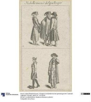 Königlich Großbritannischer genealogischer Calender: Göttinger Trachten