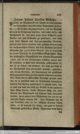 Johann Andreas Christian Michelsen
