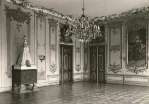 Rudolstadt, Schloßbezirk 1. Schloß Heidecksburg. Grüner Saal. Teilansicht
