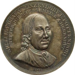 Nikolaus Ludwig von Zinzendorf - 100-jähriges Bestehen der Brüdergemeinde Herrnhut