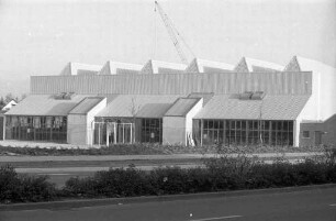 Sporthalle Rintheim auf dem Gelände zwischen Ostring, Mannheimer Straße und Rintheimer Hauptstraße