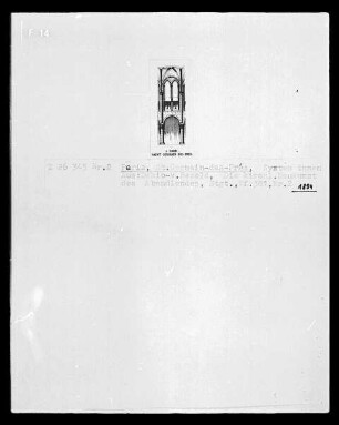 Paris, Saint-Germain-des-Prés, Wandsystem innen