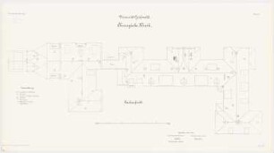 Universität Greifswald Chirurgische Klinik: Grundriss Dachaufsicht 1:100