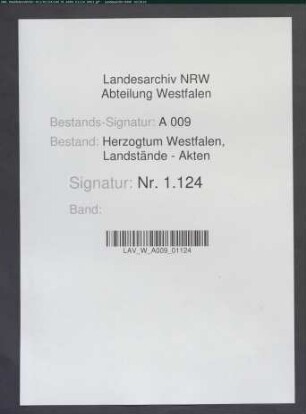 Stiftungen, geistliche und Präbenden