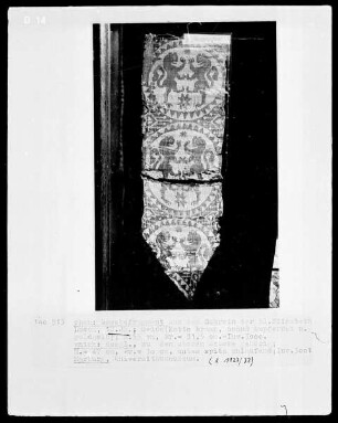 Textilfragment aus dem Elisabethschrein