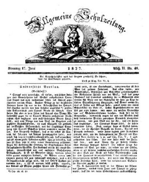 Universität Breslau : (Beschluss.)