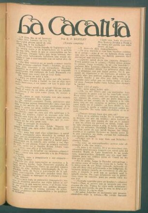 La cacadúa : (Novela completa)