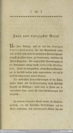 Zwey und vierzigster Brief