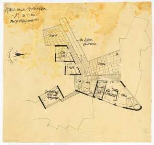 Siedlung Traumland: Haus eines Architekten, Obergeschoss 1:100