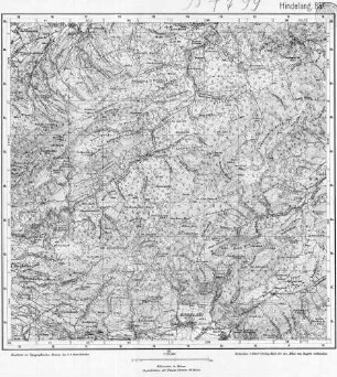 857 Hindelang Topographische Karte von Bayern 1:25.000 [Positionsblätter]