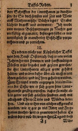 Des ... Kaysers Ferdinand I. denkwürdige Tafel-Reden