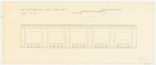 Dienstwohnung des Reichsaußenministers Joachim von Ribbentrop, Berlin-Mitte Umbau: Wandansicht Tanzsaal 1:50