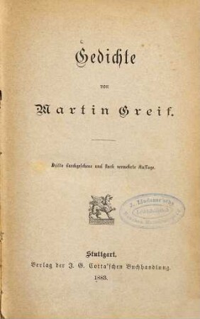 Gedichte
