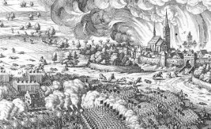 Lützen. Ausschnitt aus: Schlacht bei Lützen 1632, Repro