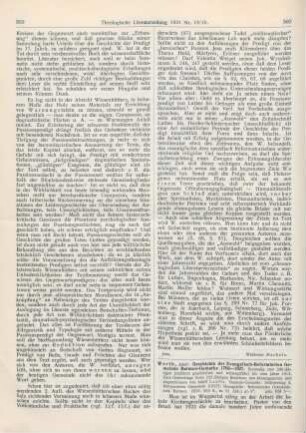 360-361 [Rezension] Werth, Adolf, Geschichte der evangelisch-reformierten Gemeinde Barmen-Gemarke 1702-1927