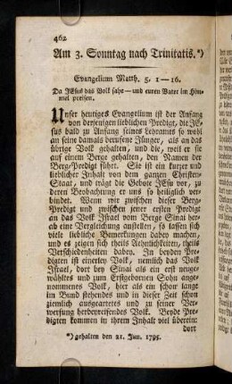 462-464, Unser heutiges Evangelium ist der ...