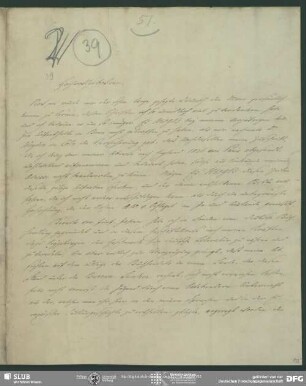 Eigenh. Brief von Wilhelm Heinrich Koller an August Wilhelm von Schlegel, London, 20.09.1831