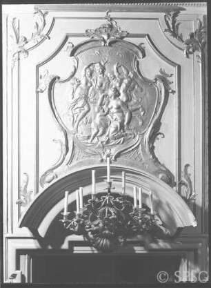 Berlin, Schloss, Relief, Elisabethwohnung, Sammetzimmer, Relief von Andreas Schlüter.