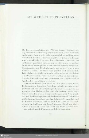 Schwedisches Porzellan