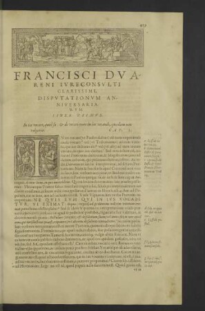 Disputationum anniversariarum. Liber primus.