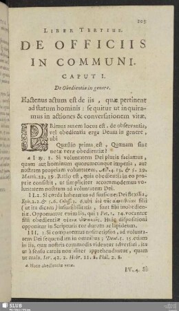 Liber Tertius. De Officiis In Communi