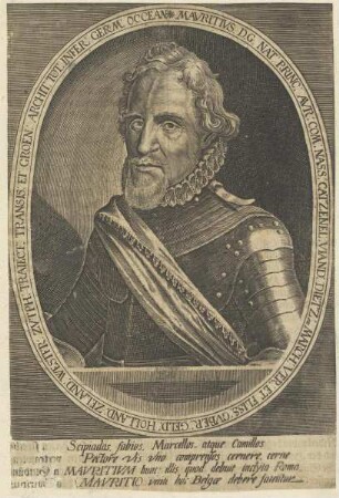 Bildnis von Mavritivs, Prinz von Oranien