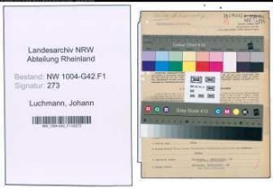 Entnazifizierung Johann Luchmann , geb. 19.09.1891 (Schreiner)