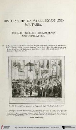 Historische Darstellungen und Militaria: Schlachtenbilder, Kriegsszenen, Uniformblätter (Nr. 630657)
