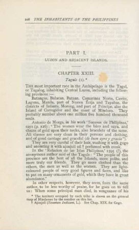 Part I. Luzon and Adjacent Islands