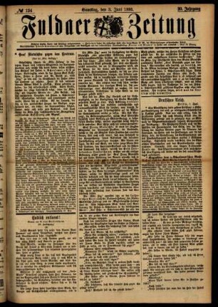 Ausgabe vom Samstag, den 03. Juni 1893.