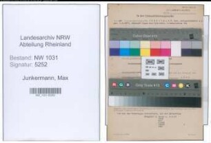 Entnazifizierung Max Junkermann , geb. 01.08.1877 (Amtsgerichtsrat)