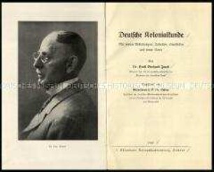 Veröffentlichung über die Deutsche Kolonialkunde