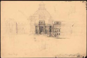 Entwurfsskizze: Fassade