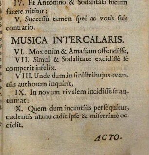 Neglectae Sodalitatis Poena Placentiae : Olim Spectata Nunc In Theatrum Producta Cum ... Joan. Antonius Trieb ... Praefectus promulgaretur Landspergae die 28. Nov. 1728