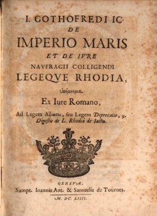 Opuscula varia, iuridica, politica, historica, critica