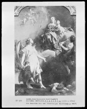 Die Madonna erscheint dem Schutzengel