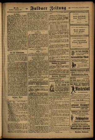 Zweite Ausgabe vom Samstag, den 05. Februar 1921.