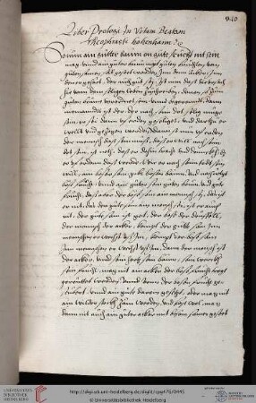 Paracelsus, Prologus in vitam beatam, dt.