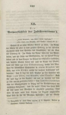 233-253 Die Verwerflichkeit des Indifferentismus