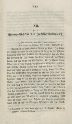 233-253 Die Verwerflichkeit des Indifferentismus