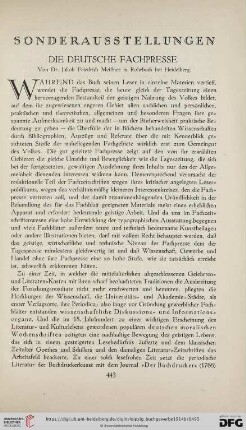 Sonderausstellungen