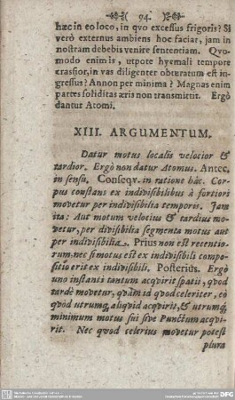 XIII. ARGUMENTUM.