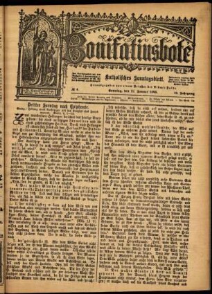 Ausgabe vom Sonntag, den 22. Januar 1893.