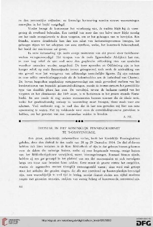 2.Ser. 8.1915: Diefstal in het Koninklijk Penningkabinet te 's-Gravenhage