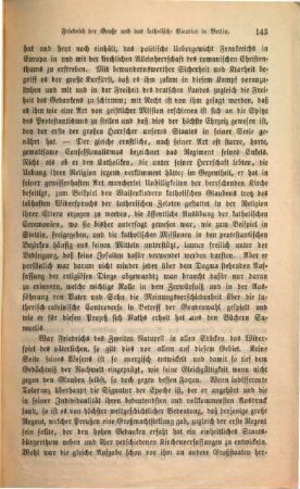 Friedrich der Große und das katholische Vicariat in Berlin