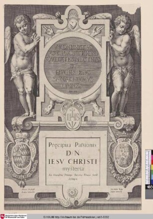 [Praecipua passionis D. N. Jesu Christi mysteria, Titelblatt]