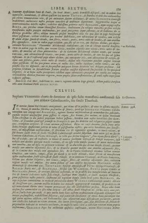 CXLVIII. Stephani Vicecomitis charta de dotatione ab ipso facta monasterii construendi sub jure Abbatis Calmiliacensis, seu sancti Theofredi.